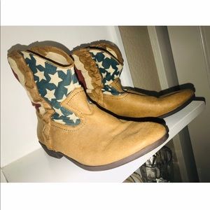 America flag boots